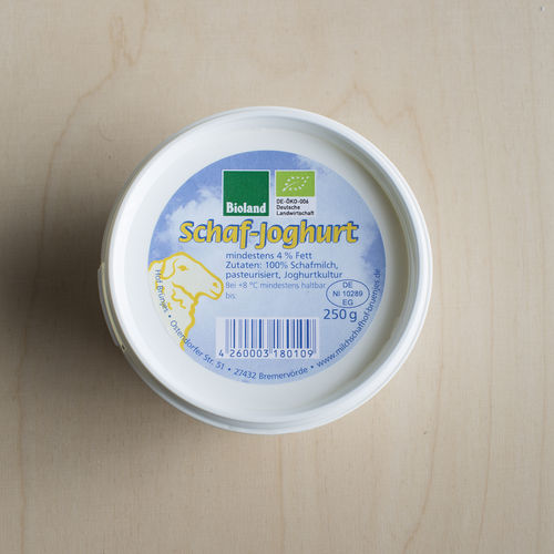 Schafjoghurt, natur, Bioland, 250g